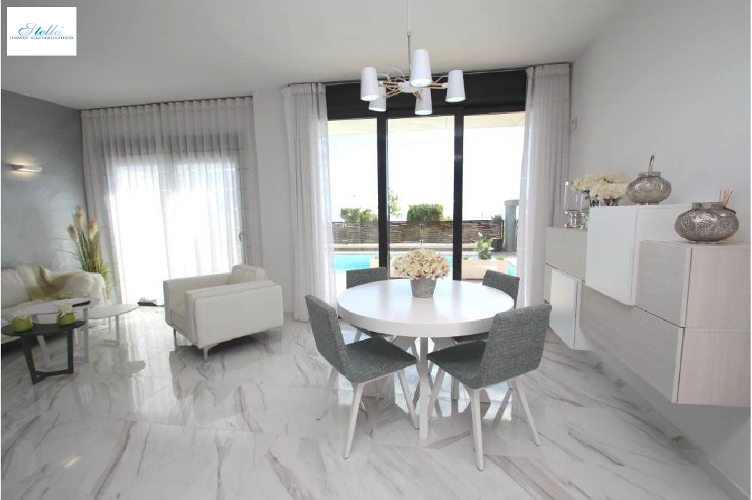 Villa in Los Belones(Murcia) te koop, woonoppervlakte 168 m², Staat Eerste bewoning, Airconditioning, grondstuk 430 m², 3 slapkamer, 2 badkamer, Zwembad, ref.: HA-LBN-110-E01-5