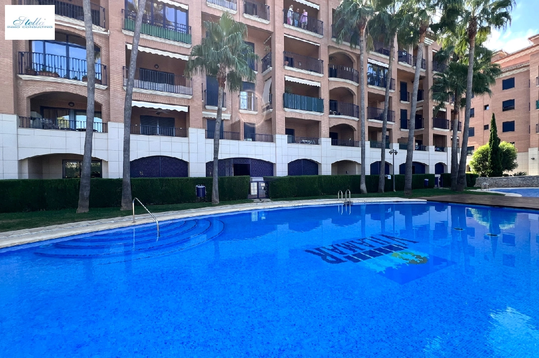 Apartment in Denia(Centro) voor vakantie, woonoppervlakte 84 m², Staat netjes, + KLIMA, Airconditioning, 1 slapkamer, 2 badkamer, Zwembad, ref.: T-1318-31