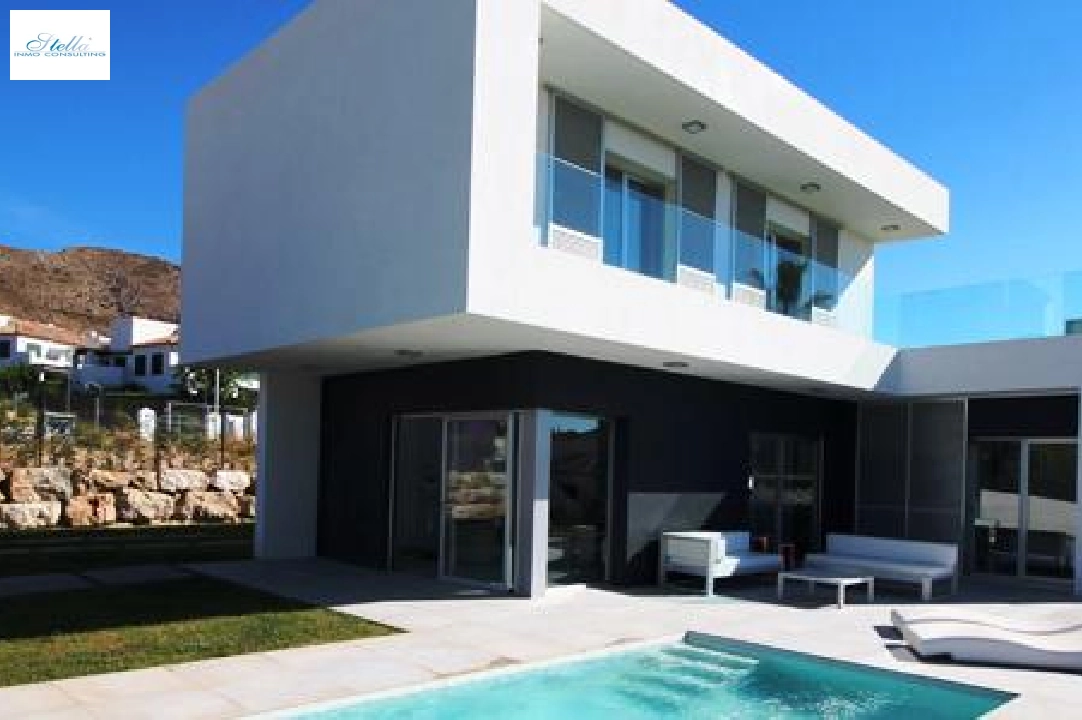 Villa in Finestrat te koop, woonoppervlakte 199 m², grondstuk 590 m², 3 slapkamer, 3 badkamer, Zwembad, ref.: COB-2599-1