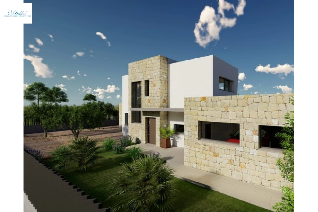Villa in Calpe(Buenavista) te koop, woonoppervlakte 220 m², Bouwjaar 2019, Airconditioning, grondstuk 850 m², 4 slapkamer, 3 badkamer, Zwembad, ref.: BI-CA.H-413-2