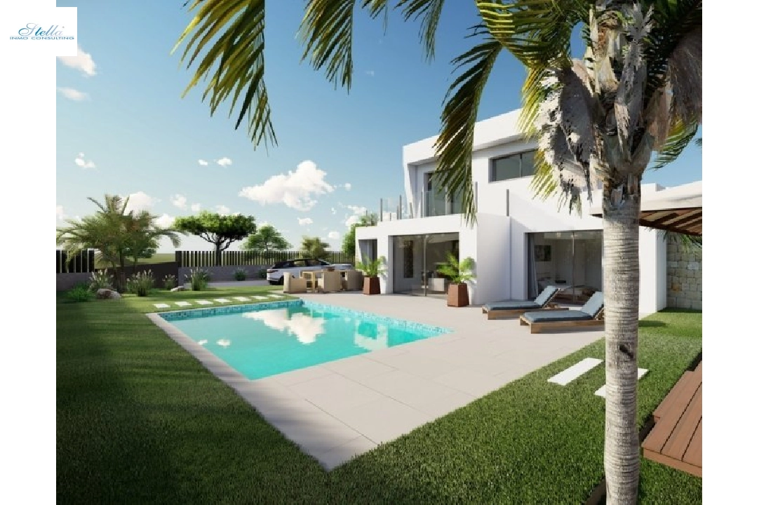 Villa in Calpe(Buenavista) te koop, woonoppervlakte 220 m², Bouwjaar 2019, Airconditioning, grondstuk 850 m², 4 slapkamer, 3 badkamer, Zwembad, ref.: BI-CA.H-413-23