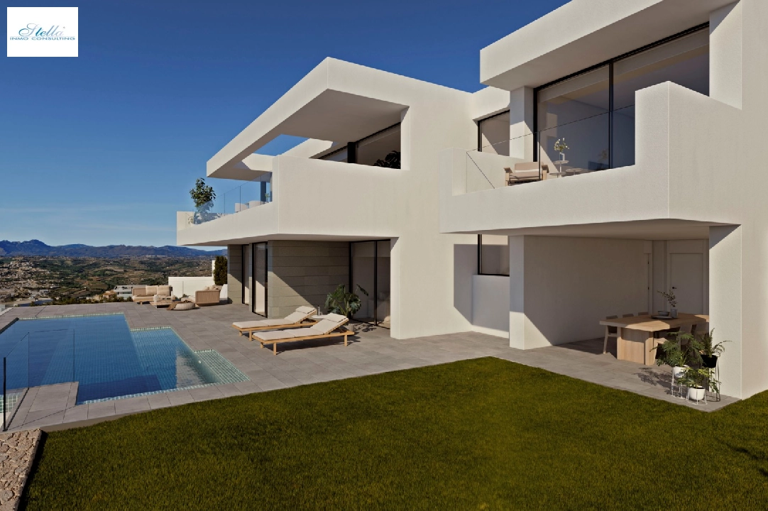 Villa in Cumbre del Sol(Residencial Plus Jazmines) te koop, woonoppervlakte 242 m², grondstuk 1158 m², 3 slapkamer, 5 badkamer, Zwembad, ref.: VA-AJ244-3