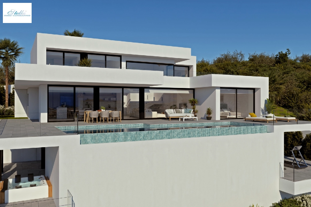Villa in Cumbre del Sol(Residencial Plus Jazmines) te koop, woonoppervlakte 277 m², grondstuk 1087 m², 4 slapkamer, 5 badkamer, Zwembad, ref.: VA-AJ021-1