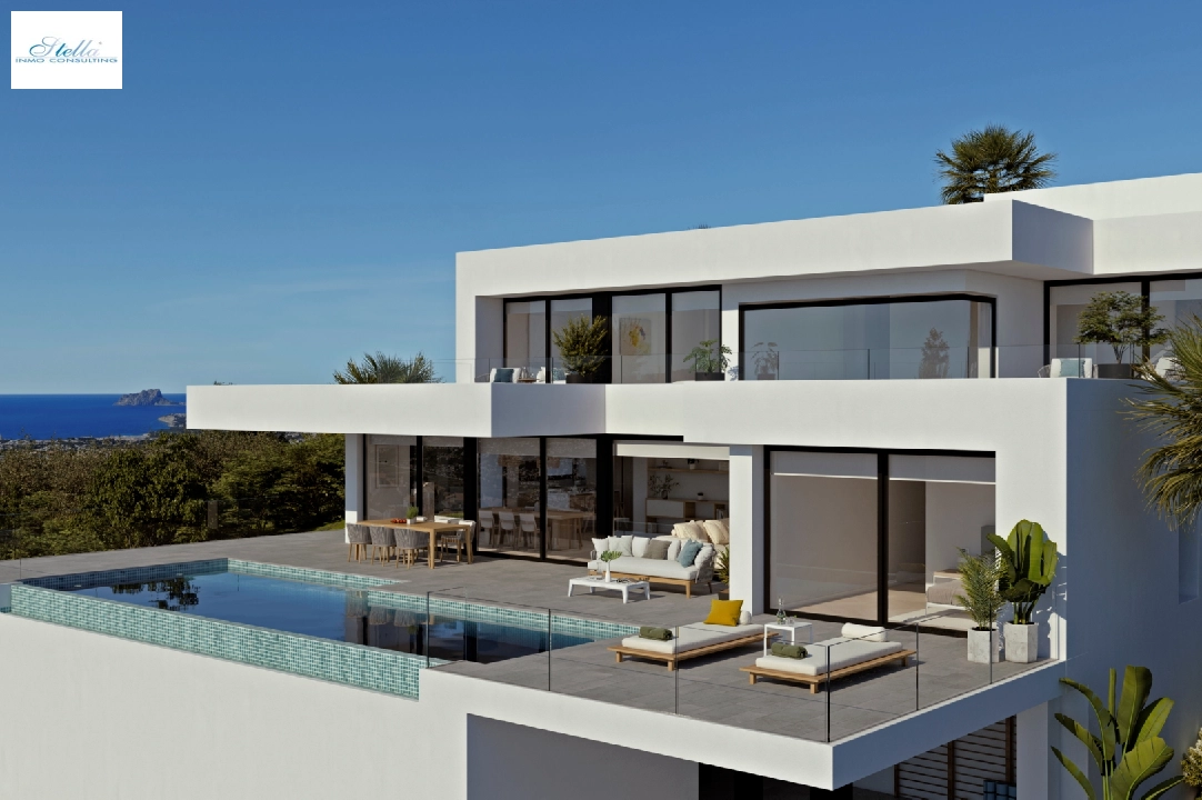 Villa in Cumbre del Sol(Residencial Plus Jazmines) te koop, woonoppervlakte 277 m², grondstuk 1087 m², 4 slapkamer, 5 badkamer, Zwembad, ref.: VA-AJ021-2