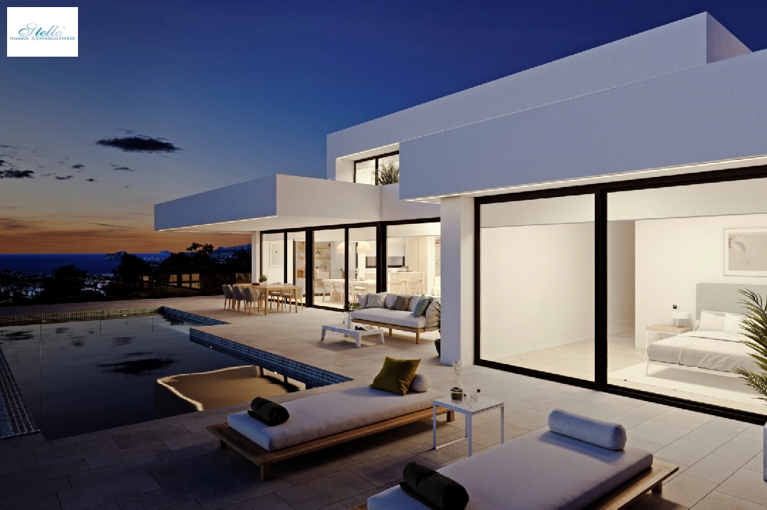 Villa in Cumbre del Sol(Residencial Plus Jazmines) te koop, woonoppervlakte 277 m², grondstuk 1087 m², 4 slapkamer, 5 badkamer, Zwembad, ref.: VA-AJ021-4