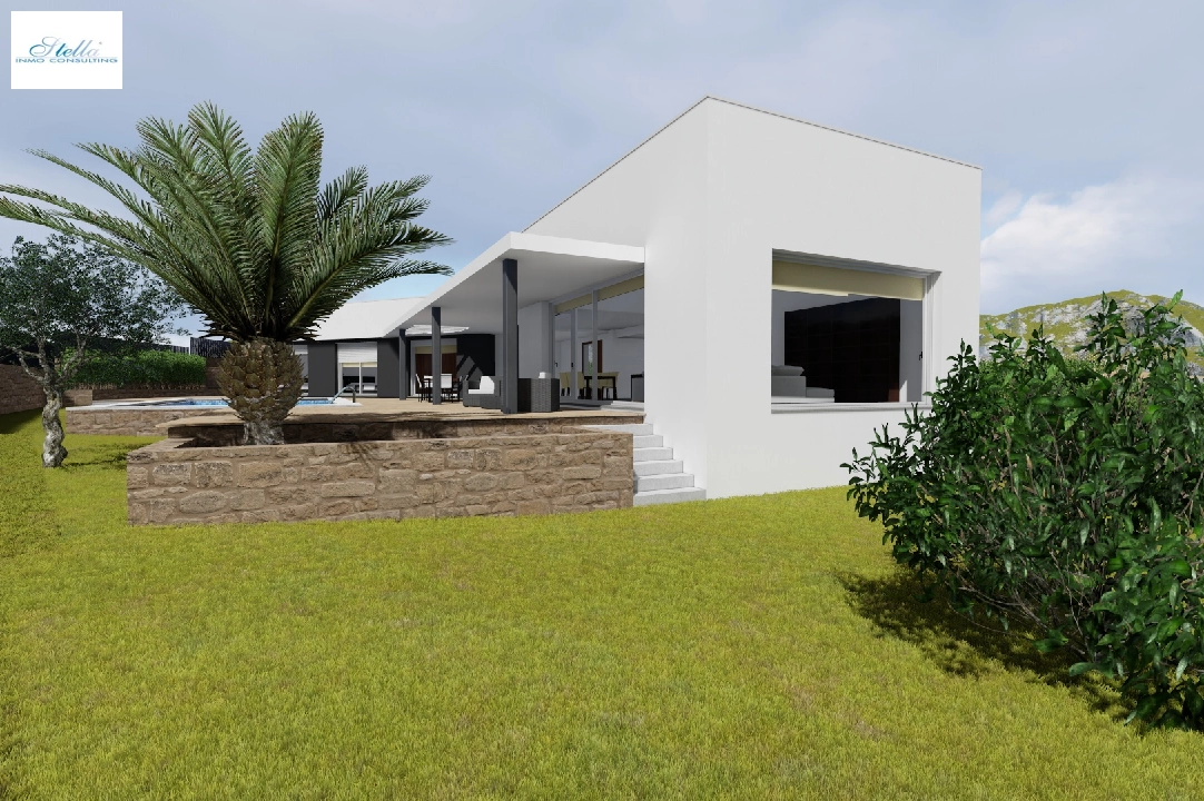 Villa in Moraira te koop, woonoppervlakte 251 m², Airconditioning, grondstuk 1030 m², 3 slapkamer, 2 badkamer, Zwembad, ref.: CA-H-1351-AMB-12