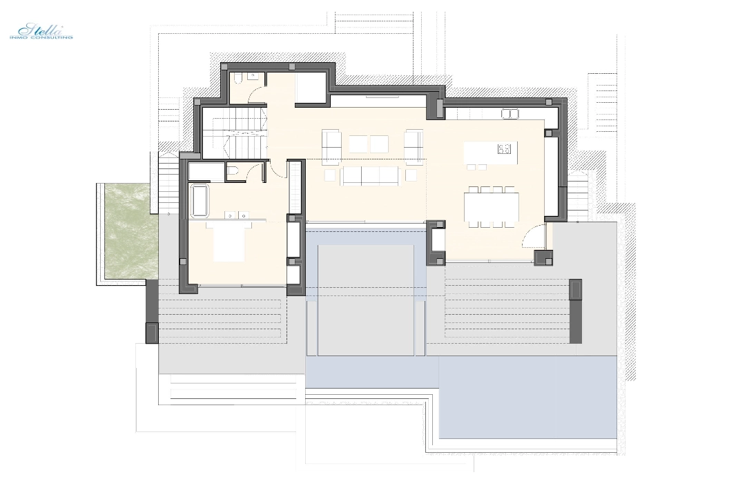 Villa in Javea(Granadella) te koop, woonoppervlakte 676 m², Airconditioning, grondstuk 925 m², 5 slapkamer, 5 badkamer, ref.: BP-3299JAV-9
