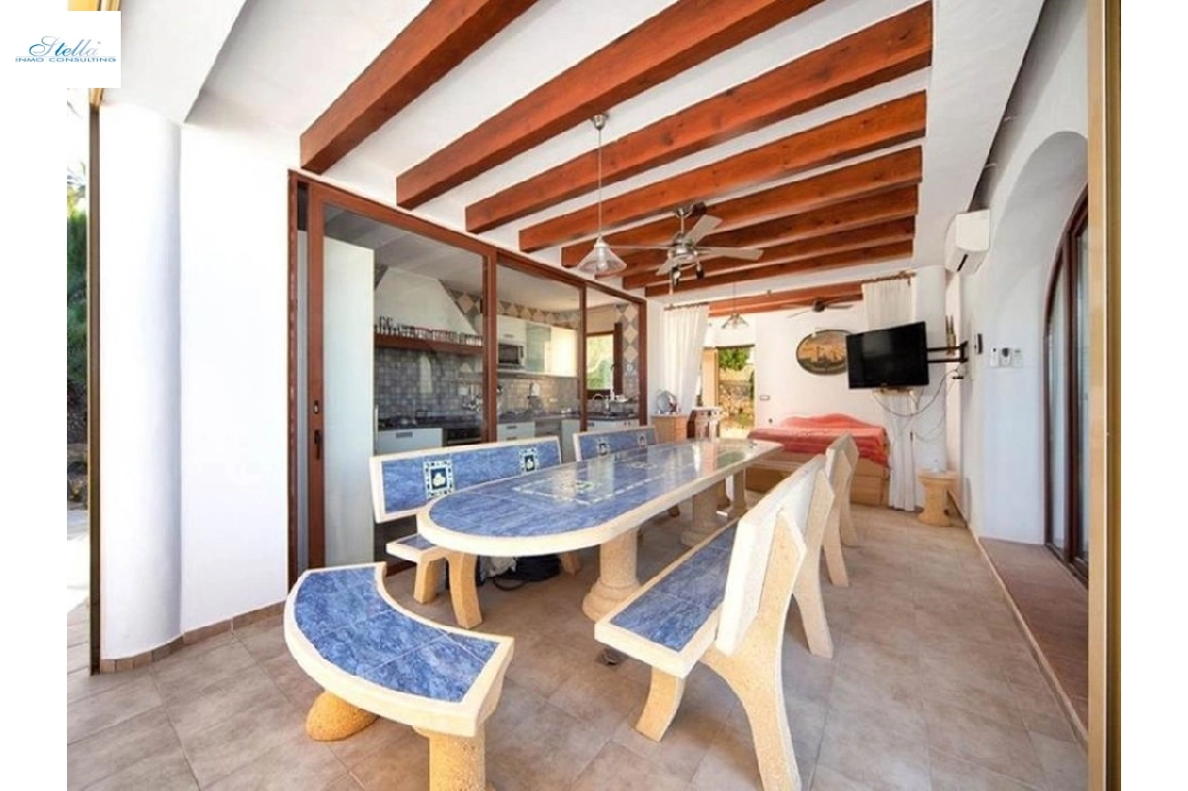 Villa in Moraira(Sabatera) te koop, woonoppervlakte 368 m², Airconditioning, grondstuk 1107 m², 7 slapkamer, 4 badkamer, ref.: BP-6021MOR-11