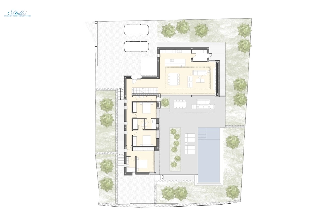 Villa in Moraira(Moravit) te koop, woonoppervlakte 322 m², Airconditioning, grondstuk 939 m², 4 slapkamer, 4 badkamer, ref.: BP-3376MOR-8
