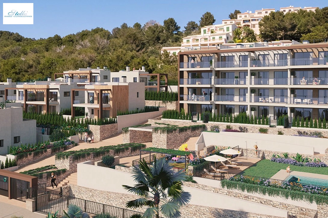 Etagen Apartment in Font de Sa Cala te koop, woonoppervlakte 138 m², Staat Eerste bewoning, Airconditioning, 3 slapkamer, 2 badkamer, Zwembad, ref.: HA-MLN-160-A02-4