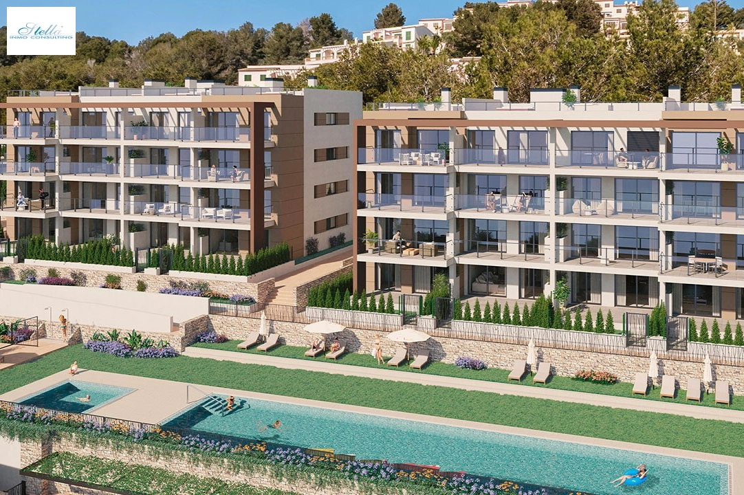 Etagen Apartment in Font de Sa Cala te koop, woonoppervlakte 138 m², Staat Eerste bewoning, Airconditioning, 3 slapkamer, 2 badkamer, Zwembad, ref.: HA-MLN-160-A02-5