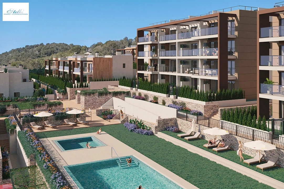 Etagen Apartment in Font de Sa Cala te koop, woonoppervlakte 138 m², Staat Eerste bewoning, Airconditioning, 3 slapkamer, 2 badkamer, Zwembad, ref.: HA-MLN-160-A02-7