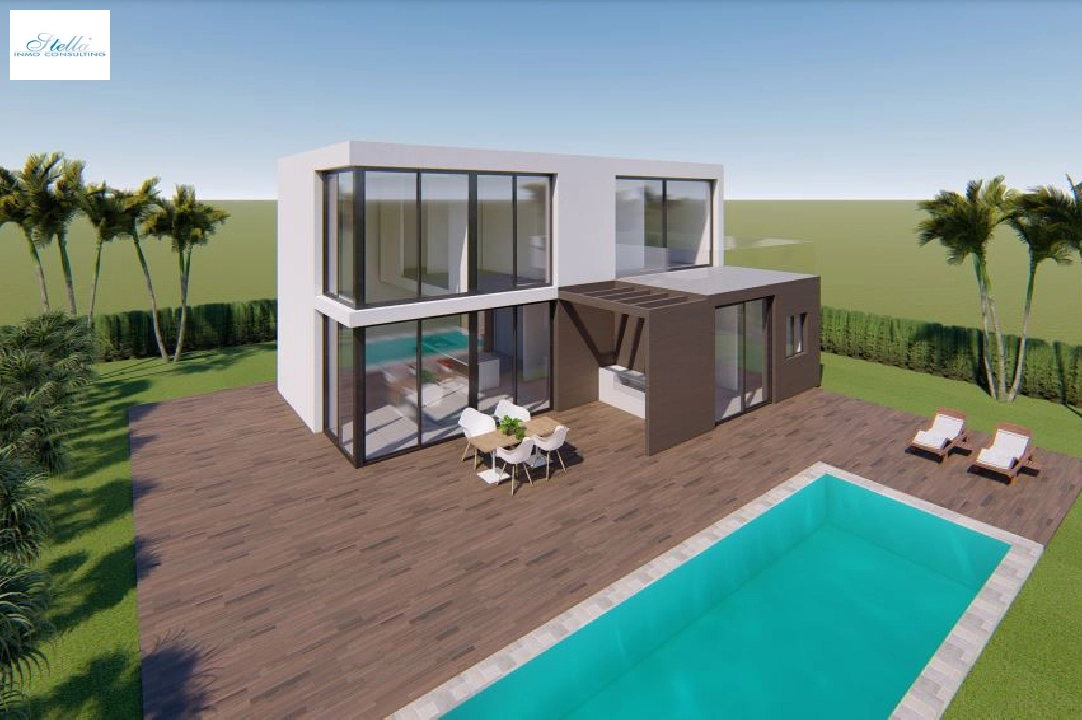 Villa in Polop(Lomas del Sol) te koop, grondstuk 600 m², 3 slapkamer, 2 badkamer, ref.: BP-3435POL-4