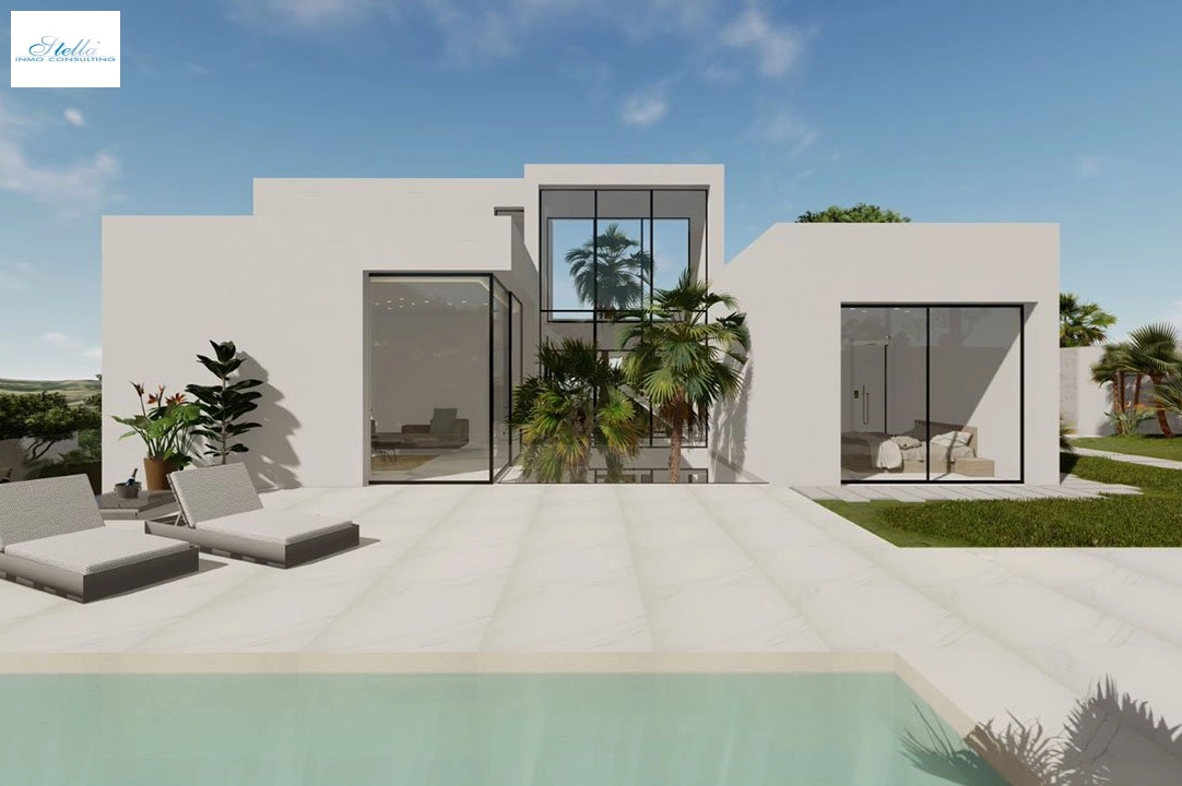 Villa in Orihuela Costa te koop, woonoppervlakte 349 m², Staat Eerste bewoning, Airconditioning, grondstuk 1075 m², 3 slapkamer, 3 badkamer, Zwembad, ref.: HA-OCN-145-E01-2