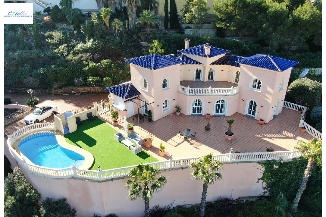 Villa in Pedreguer te koop, woonoppervlakte 332 m², Airconditioning, grondstuk 1300 m², 5 slapkamer, 4 badkamer, Zwembad, ref.: BS-3974725-1