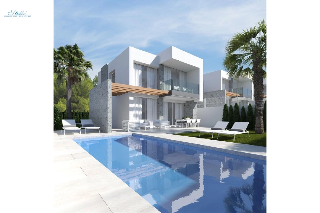 Villa in Finestrat te koop, woonoppervlakte 134 m², grondstuk 416 m², 3 slapkamer, 3 badkamer, Zwembad, ref.: COB-3199-1