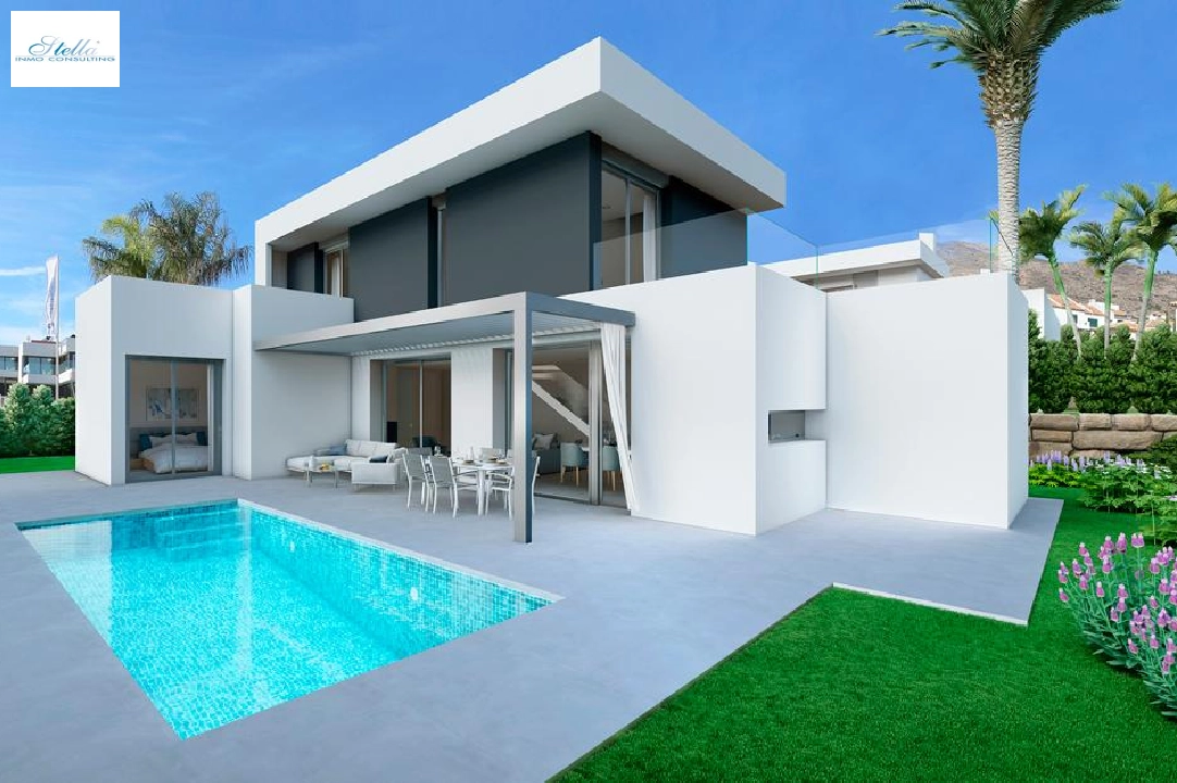 Villa in Finestrat te koop, woonoppervlakte 177 m², grondstuk 600 m², 3 slapkamer, 3 badkamer, Zwembad, ref.: COB-3182-1