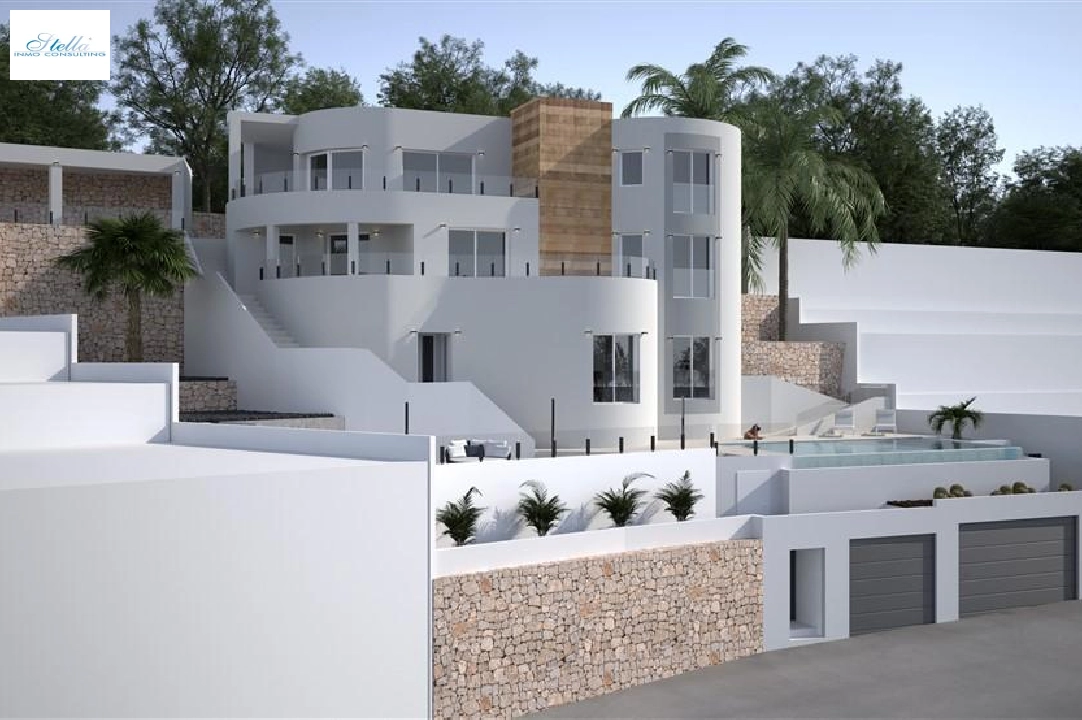 Villa in Benissa te koop, grondstuk 628 m², 4 slapkamer, 5 badkamer, Zwembad, ref.: COB-3103-1