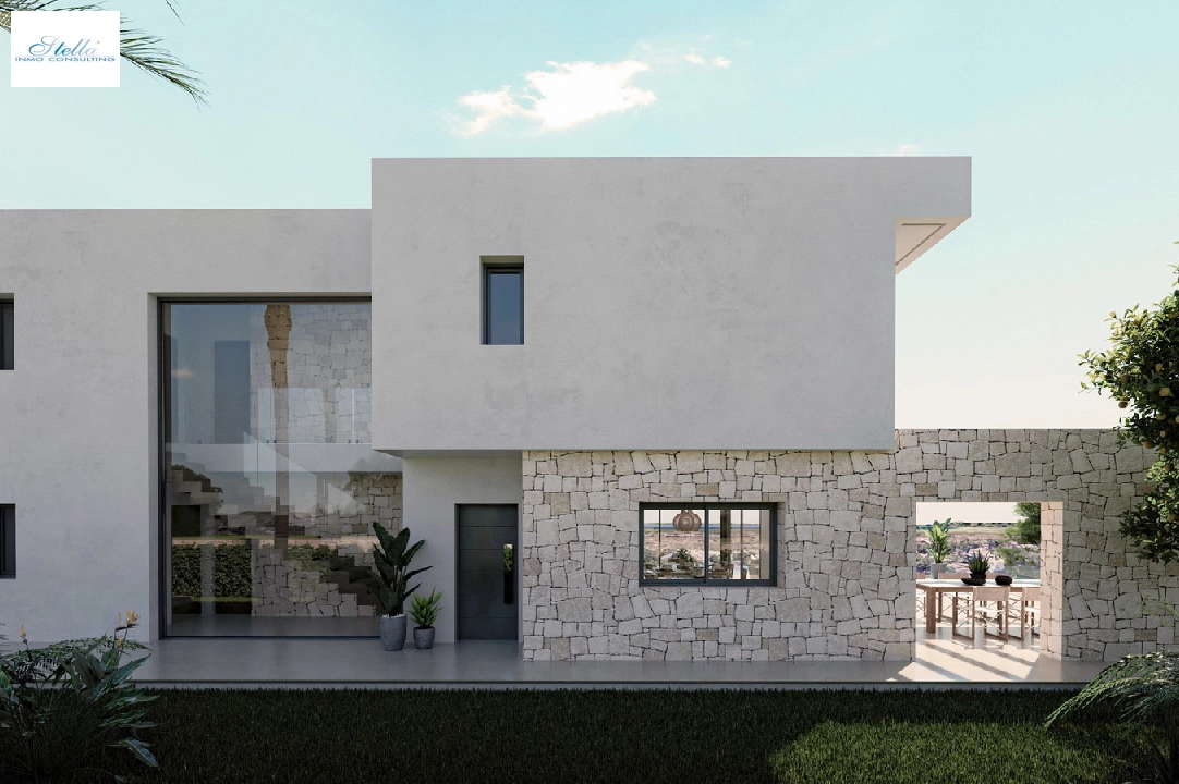 Villa in Rafol de Almunia te koop, woonoppervlakte 186 m², Bouwjaar 2023, grondstuk 900 m², 3 slapkamer, 2 badkamer, ref.: AS-0722-3