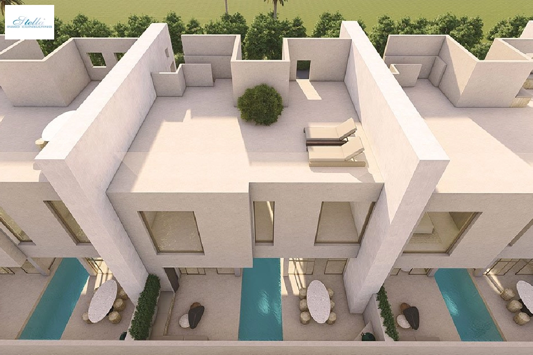 Reihenhaus in Formentera del Segura te koop, woonoppervlakte 217 m², Staat Eerste bewoning, Airconditioning, grondstuk 175 m², 3 slapkamer, 2 badkamer, Zwembad, ref.: HA-FRN-131-R01-10