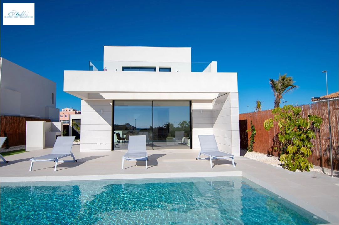 Villa in Los Montesinos te koop, woonoppervlakte 159 m², Staat Eerste bewoning, Airconditioning, grondstuk 367 m², 3 slapkamer, 2 badkamer, Zwembad, ref.: HA-MSN-120-E02-2