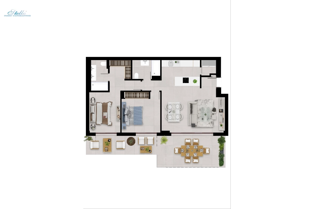 Apartment in Malaga te koop, woonoppervlakte 97 m², grondstuk 129 m², 2 slapkamer, 2 badkamer, Zwembad, ref.: TW-ALMAZARA-HILLS-27