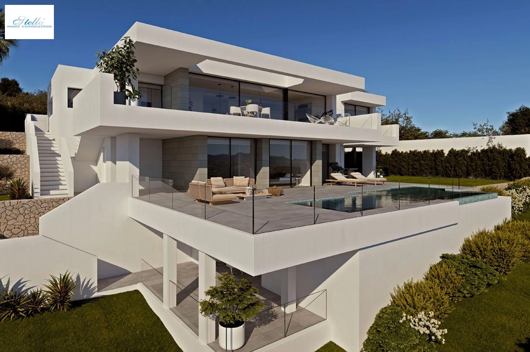Villa in Cumbre del Sol te koop, woonoppervlakte 693 m², Staat Eerste bewoning, Airconditioning, grondstuk 1158 m², 3 slapkamer, 3 badkamer, Zwembad, ref.: HA-CDN-200-E13-1