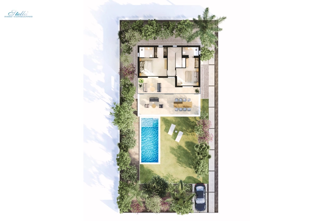 Apartment in Sa Rapita(Carrer Estepa, 206 210, 07639 Campos, Illes Balear) te koop, woonoppervlakte 143 m², grondstuk 570 m², 3 slapkamer, 3 badkamer, Zwembad, ref.: TW-VILLAS-DSR-72-21