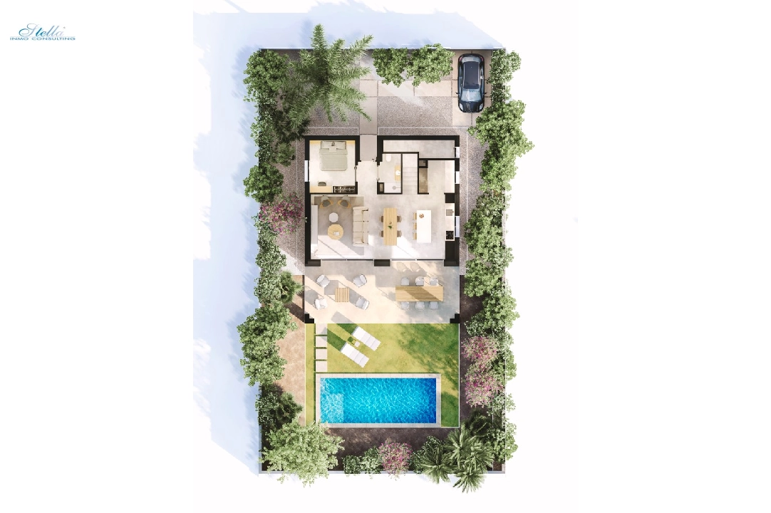 Apartment in Sa Rapita(Carrer Estepa, 206 210, 07639 Campos, Illes Balear) te koop, woonoppervlakte 143 m², grondstuk 570 m², 3 slapkamer, 3 badkamer, Zwembad, ref.: TW-VILLAS-DSR-72-24