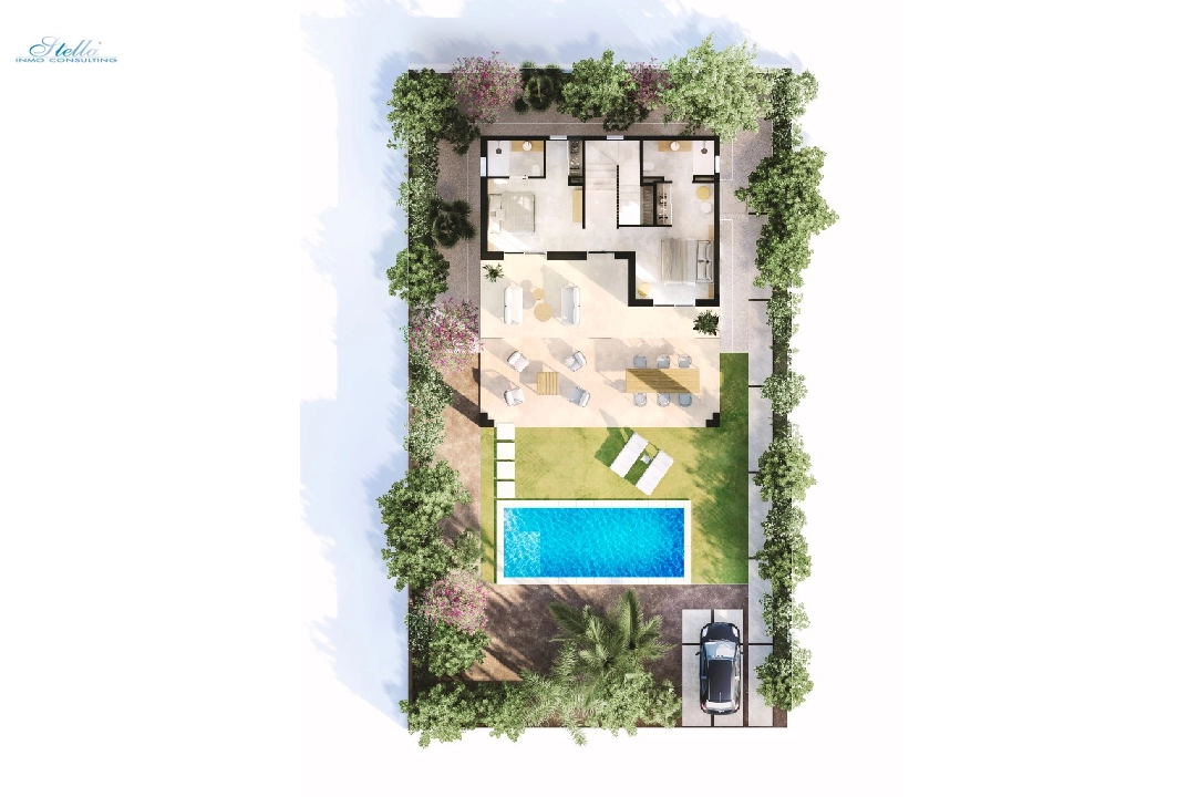 Apartment in Sa Rapita(Carrer Estepa, 206 210, 07639 Campos, Illes Balear) te koop, woonoppervlakte 143 m², grondstuk 570 m², 3 slapkamer, 3 badkamer, Zwembad, ref.: TW-VILLAS-DSR-72-25