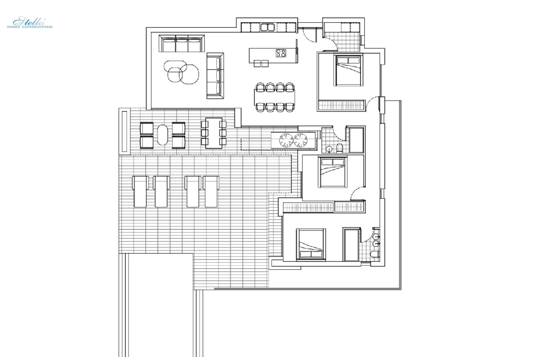 Villa in Moraira te koop, Airconditioning, grondstuk 1000 m², 3 slapkamer, 1 badkamer, Zwembad, ref.: NL-NLD1399-5