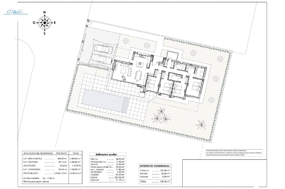 Villa in Calpe(Pla Roig) te koop, woonoppervlakte 453 m², Airconditioning, grondstuk 800 m², 4 slapkamer, 3 badkamer, ref.: BP-4143CAL-3