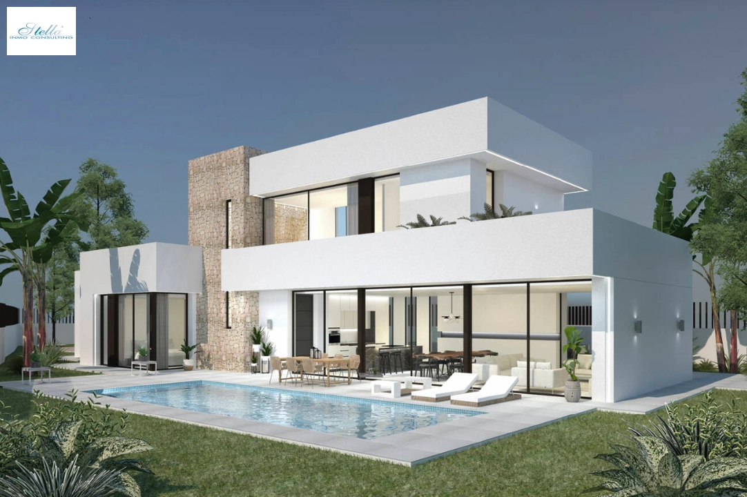 Villa in Moraira(Pla del Mar) te koop, woonoppervlakte 280 m², Bouwjaar 2023, Airconditioning, grondstuk 817 m², 3 slapkamer, 3 badkamer, Zwembad, ref.: BI-MT.H-768-1