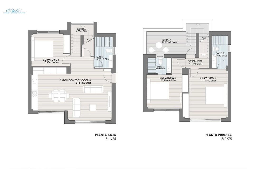 Villa in Muchamiel te koop, woonoppervlakte 169 m², Staat Eerste bewoning, grondstuk 388 m², 3 slapkamer, 3 badkamer, Zwembad, ref.: HA-MMN-100-E01-19