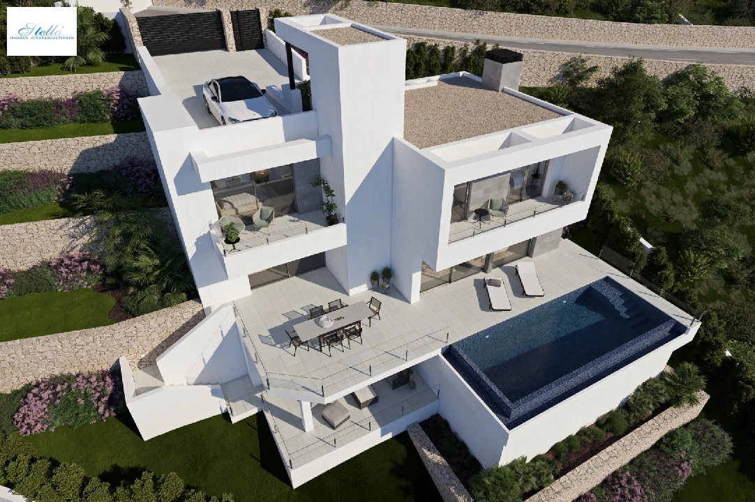 Villa in Cumbre del Sol(Lirios Sunrise) te koop, woonoppervlakte 169 m², grondstuk 805 m², 3 slapkamer, 3 badkamer, Zwembad, ref.: VA-AL031-2