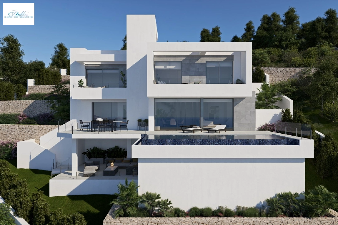 Villa in Cumbre del Sol(Lirios Sunrise) te koop, woonoppervlakte 169 m², grondstuk 805 m², 3 slapkamer, 3 badkamer, Zwembad, ref.: VA-AL031-5