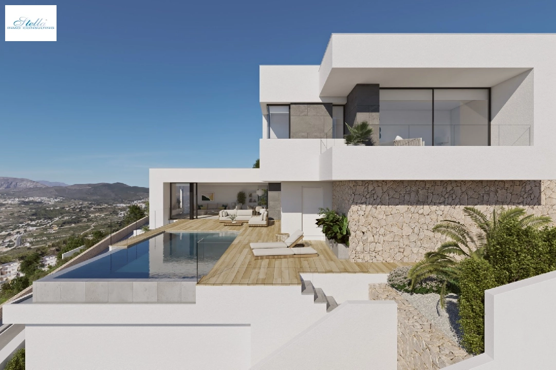 Villa in Cumbre del Sol(Residencial Plus Jazmines) te koop, woonoppervlakte 198 m², grondstuk 807 m², 3 slapkamer, 3 badkamer, Zwembad, ref.: VA-AJ224-4