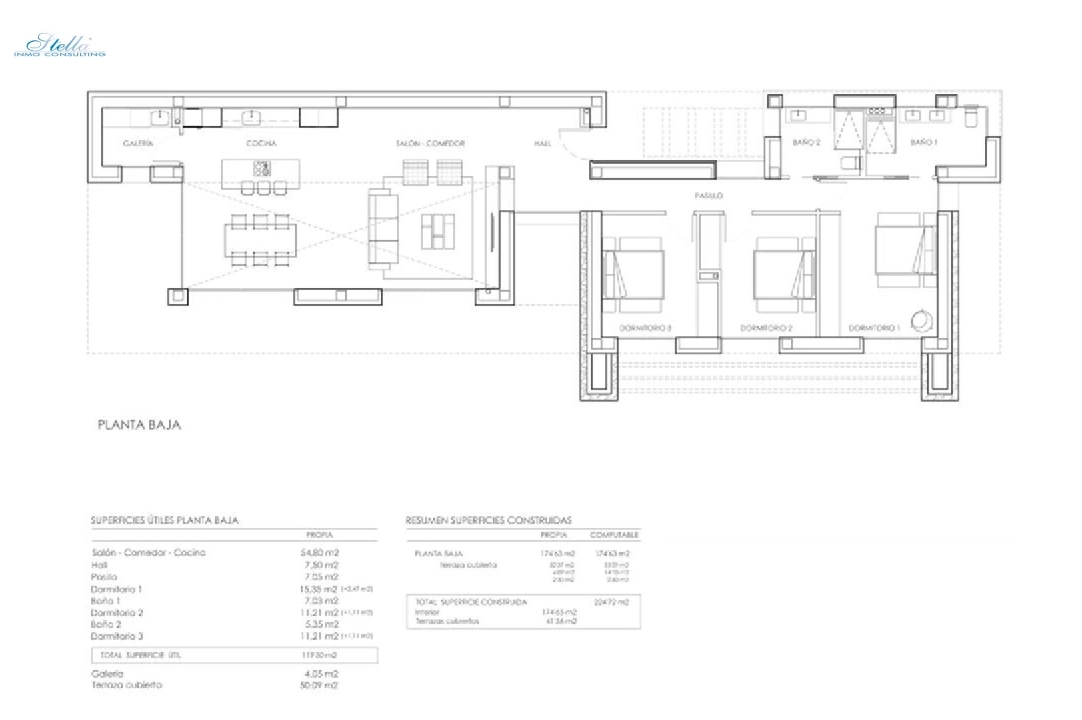 Villa in Calpe(Estacion) te koop, woonoppervlakte 215 m², Airconditioning, grondstuk 830 m², 3 slapkamer, 2 badkamer, ref.: BP-3583CAL-5