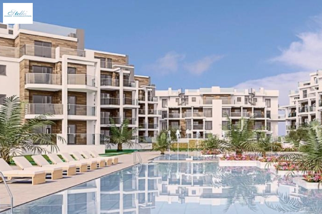 Etagen Apartment in Denia te koop, woonoppervlakte 85 m², Bouwjaar 2023, Staat als nieuw, + KLIMA, Airconditioning, 3 slapkamer, 2 badkamer, Zwembad, ref.: AS-1823-19