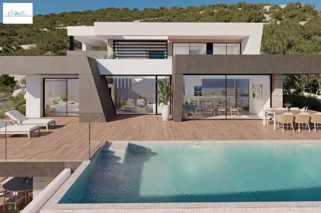 Villa in Cumbre del Sol(Lirios Design) te koop, woonoppervlakte 212 m², grondstuk 861 m², 3 slapkamer, 4 badkamer, Zwembad, ref.: VA-AL097-7