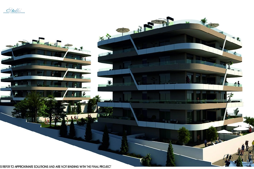 Etagen Apartment in Los Arenales del Sol te koop, woonoppervlakte 173 m², Staat Eerste bewoning, 2 slapkamer, 2 badkamer, Zwembad, ref.: HA-ADN-141-A02-3