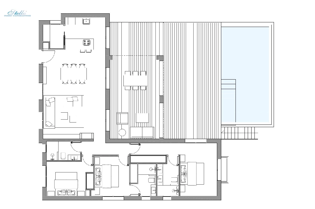 Villa in Javea(Adsubia) te koop, woonoppervlakte 144 m², grondstuk 1000 m², 3 slapkamer, 3 badkamer, ref.: BP-3598JAV-5
