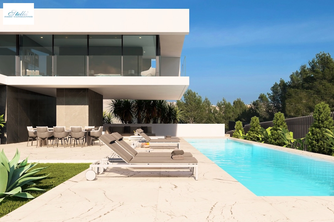 Villa in Moraira te koop, woonoppervlakte 568 m², Airconditioning, grondstuk 869 m², 4 slapkamer, 4 badkamer, Zwembad, ref.: CA-H-1608-AMB-10