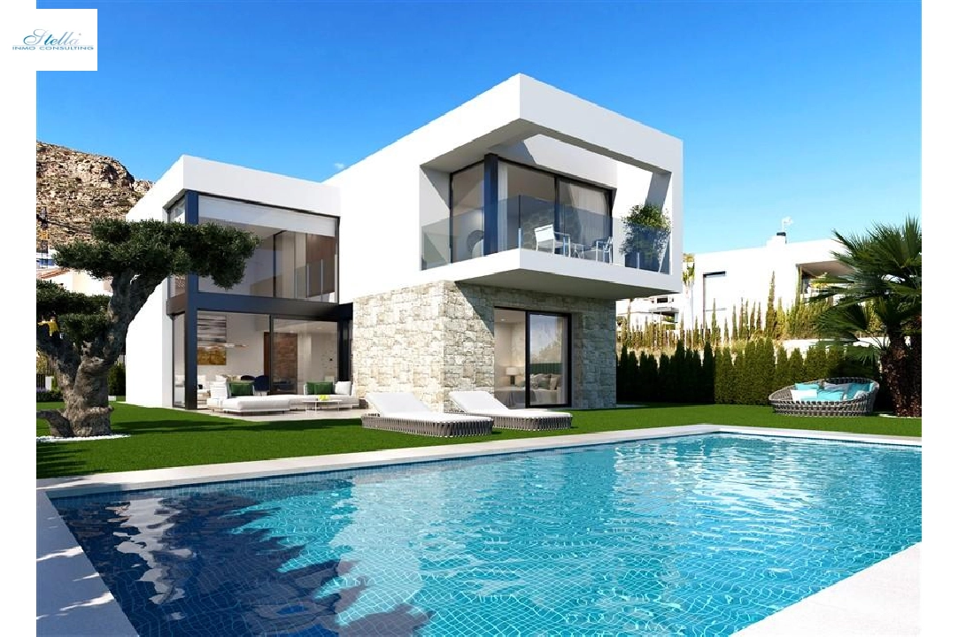 Villa in Finestrat te koop, woonoppervlakte 150 m², grondstuk 450 m², 3 slapkamer, 3 badkamer, Zwembad, ref.: COB-3382-1