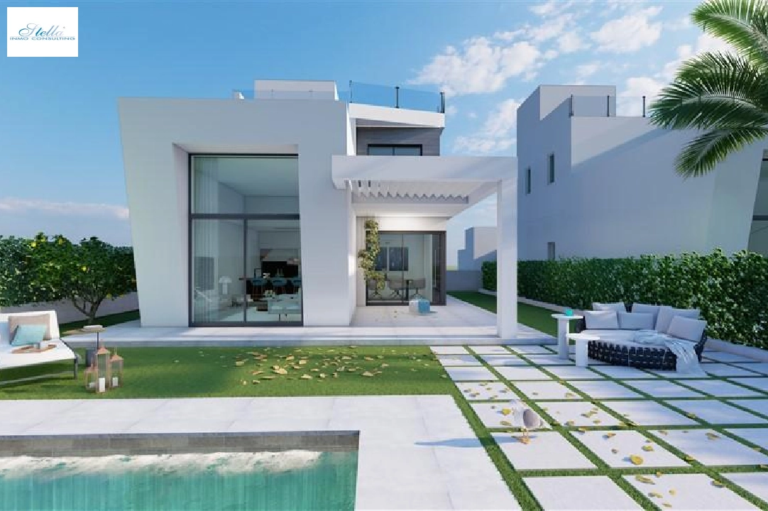 Villa in Finestrat te koop, woonoppervlakte 163 m², grondstuk 346 m², 3 slapkamer, 3 badkamer, Zwembad, ref.: COB-3381-6