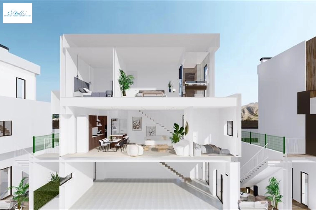 Villa in Finestrat te koop, woonoppervlakte 167 m², grondstuk 300 m², 3 slapkamer, 3 badkamer, Zwembad, ref.: COB-3372-7