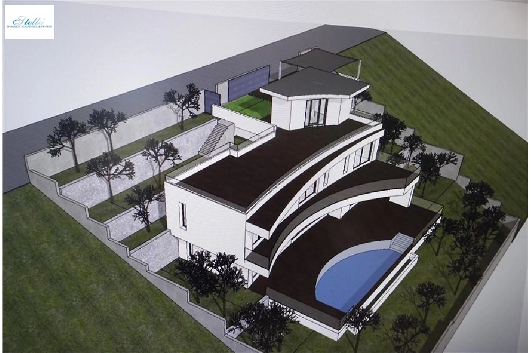 Villa in Calpe te koop, woonoppervlakte 599 m², grondstuk 1001 m², 4 slapkamer, 4 badkamer, Zwembad, ref.: COB-3362-6