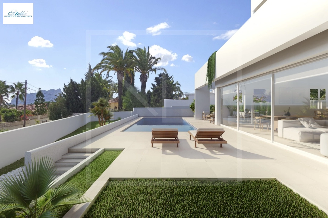 Villa in Benissa costa(Baladrar) te koop, woonoppervlakte 138 m², Bouwjaar 2023, + Vloerverwarming, Airconditioning, grondstuk 625 m², 3 slapkamer, 3 badkamer, Zwembad, ref.: NL-NLD1444-6