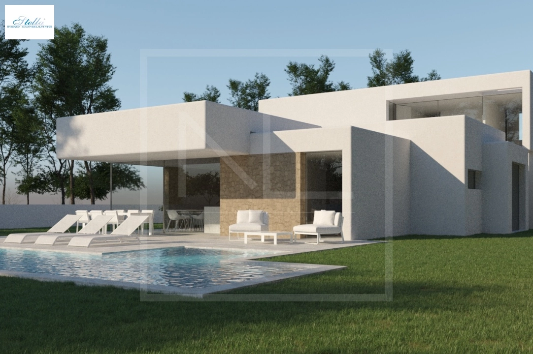 Villa in Moraira te koop, woonoppervlakte 268 m², Bouwjaar 2023, + Centrale verwarming, Airconditioning, grondstuk 891 m², 4 slapkamer, 4 badkamer, Zwembad, ref.: NL-NLD1448-1