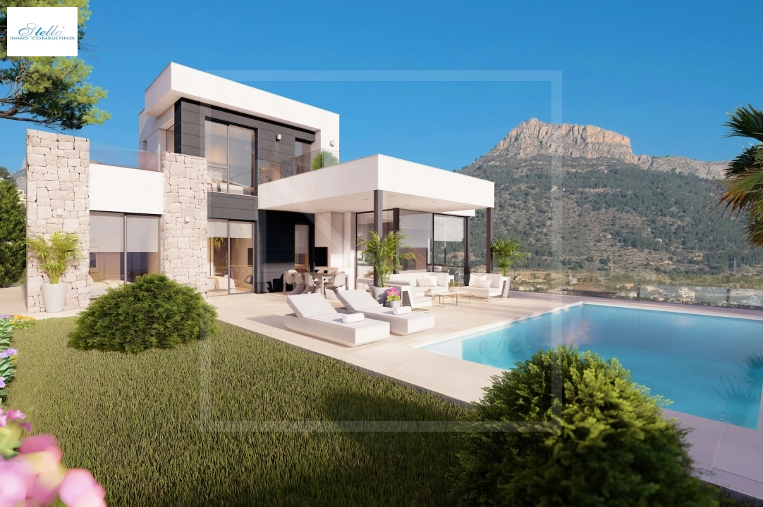 Villa in Calpe te koop, woonoppervlakte 321 m², + Vloerverwarming, Airconditioning, grondstuk 885 m², 4 slapkamer, 4 badkamer, Zwembad, ref.: NL-NLD1451-1